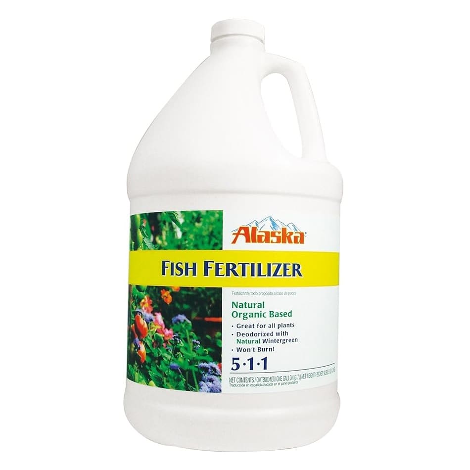 Alaska Fish Emulsion Fertilizer 5-1-1 Concentrate 1 Gallon