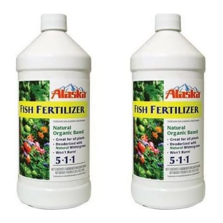 Alaska Fish Fertilizer 5-1-1 (1 Quart 2-Pack)